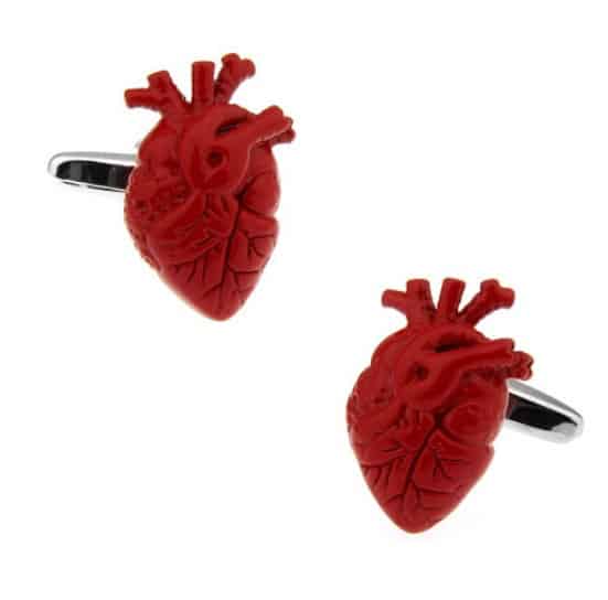 Desperate Heart Red Cufflinks