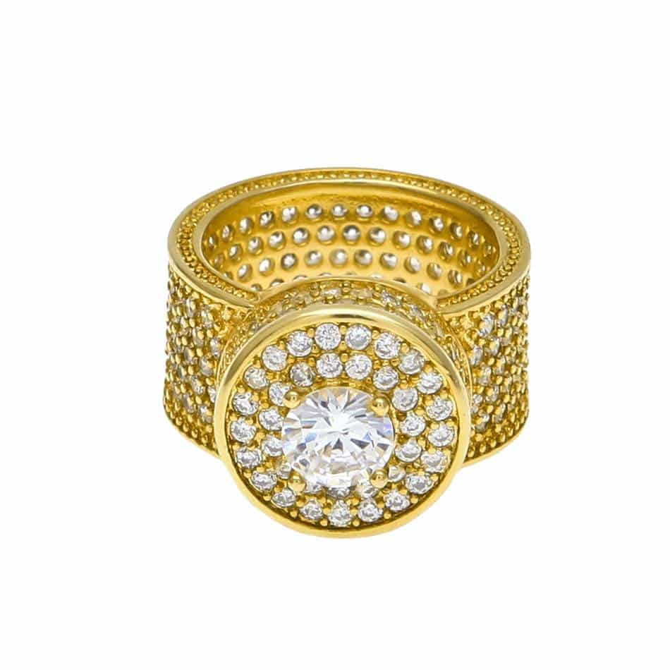 Men's Fashion Hip Hop Rhinestone Rings