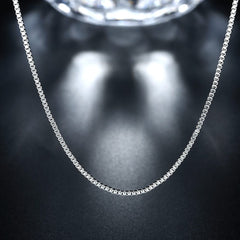 Geometric Patterned Chain Necklace