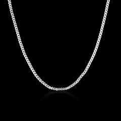 Geometric Patterned Chain Necklace