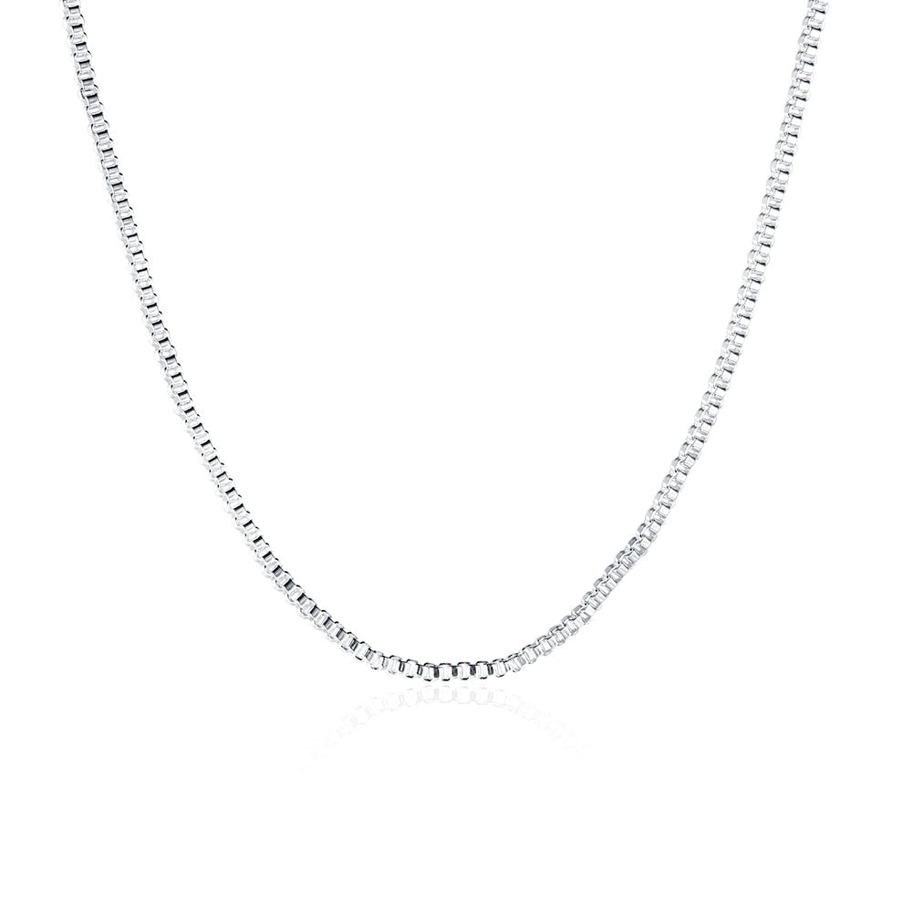 Geometric Patterned Chain Necklace