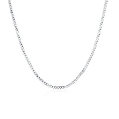 Geometric Patterned Chain Necklace