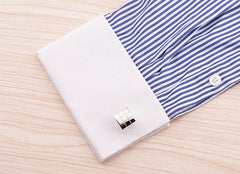 Men's Elegant Laser Engraved Cufflinks