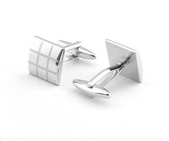 Men's Elegant Laser Engraved Cufflinks