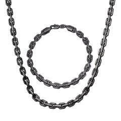 Chainlink Bracelet and Necklace Set
