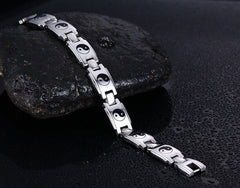 Men's Ying Yang Magnetic Bracelet
