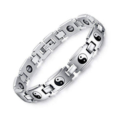 Men's Ying Yang Magnetic Bracelet