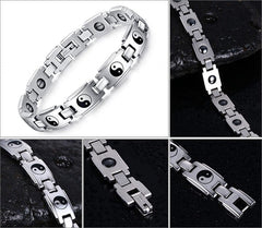 Men's Ying Yang Magnetic Bracelet
