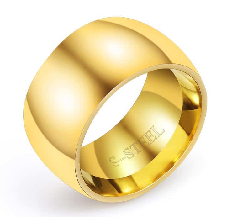 Men's Personalized Titanium Steel Thumb Rings