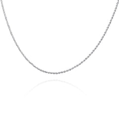 Men's Twist Rope Chain Necklace