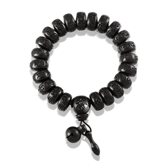 Fashion Adjustable Beaded Wood Bracelet