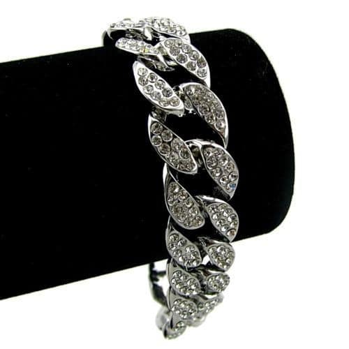 Men's Luxury Iced Out Rhinestone Bracelets