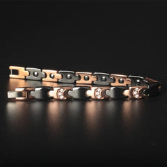 Crystal Moon Magnetic Bracelet