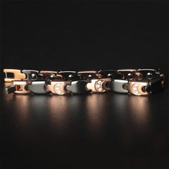 Crystal Moon Magnetic Bracelet