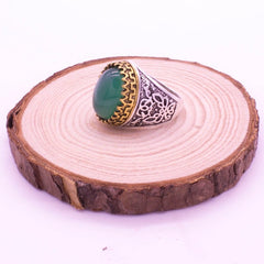 Fashion Retro Oval Men's Signet Ring