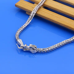 Men's 925 Silver Dragon Necklace