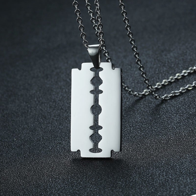 Men's Razor Necklace