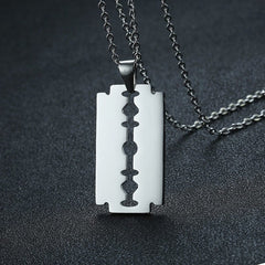 Men's Razor Necklace