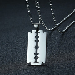 Men's Razor Necklace