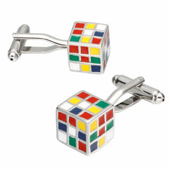 Magic Cube Design Cufflinks