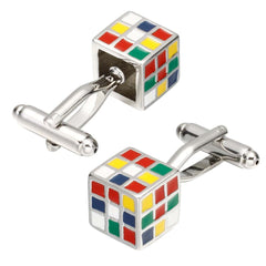 Magic Cube Design Cufflinks