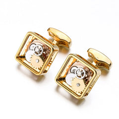 Men's Gear Square Cufflinks