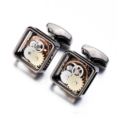 Men's Gear Square Cufflinks