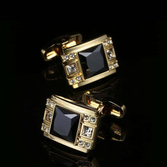 Luxurious Crystal Suit Cufflinks