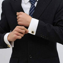Luxurious Crystal Suit Cufflinks