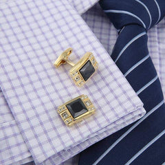 Luxurious Crystal Suit Cufflinks