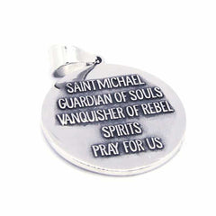St Michael Round Pendant