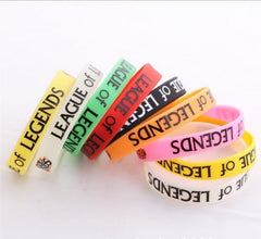 Colorful League of Legends Silicone Bracelets Set