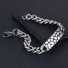 Men's Silver Color Stainless Steel Bracelet