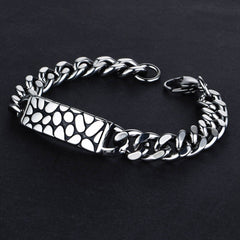 Men's Silver Color Stainless Steel Bracelet