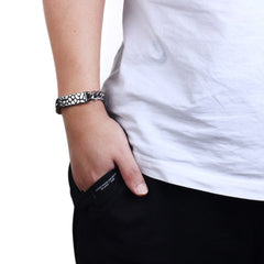 Men's Silver Color Stainless Steel Bracelet