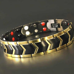 Men's Golden Arrow Magnetic Bracelet