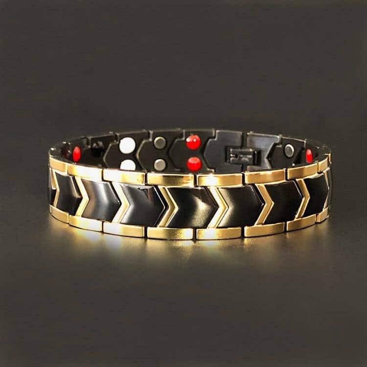 Men's Golden Arrow Magnetic Bracelet