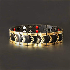 Men's Golden Arrow Magnetic Bracelet