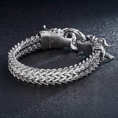 Dragon Stainless Steel Bracelet for Men