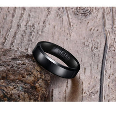 Men's Simple Tungsten Carbide Ring