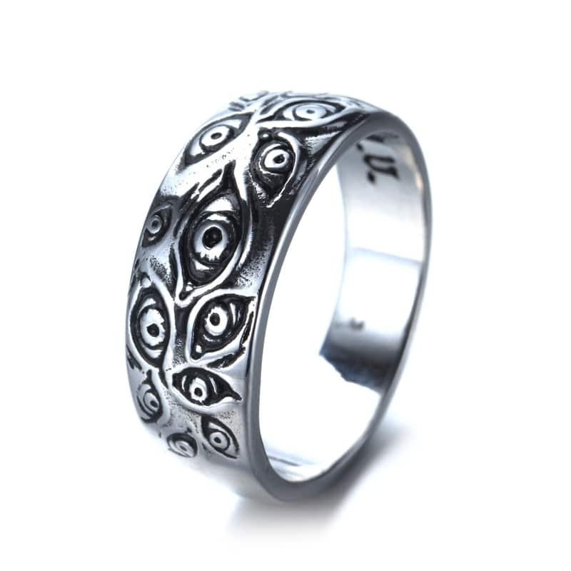 Men's Eye Patterned Ring