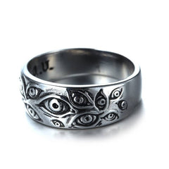 Men's Eye Patterned Ring