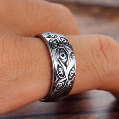 Men's Eye Patterned Ring