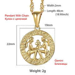 Men's Zodiac Sign Necklace
