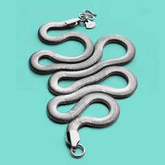 Men's 925 Silver Snake Chain Necklace