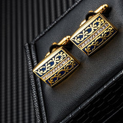 Men's Leaves Laces Cufflinks