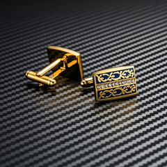 Men's Leaves Laces Cufflinks