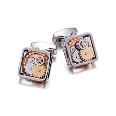Men's Mechanical Design Cufflinks