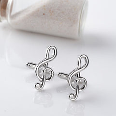 Men's Music Note Cufflinks
