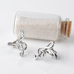 Men's Music Note Cufflinks